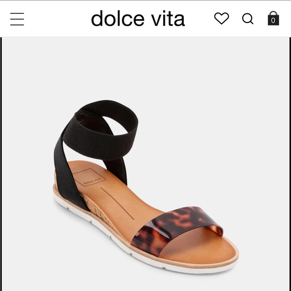 Dolce Vita Vivian sandals - tortoise and black